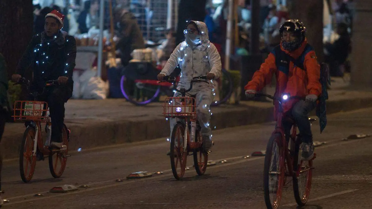 Paseo Navideño Nocturno en Reforma